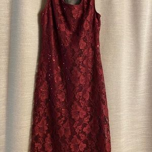 Sequin Lace Bodycon Mini Dress